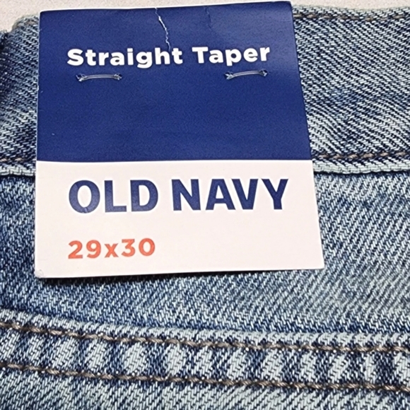 NWT Old Navy Original Straight Taper Non-Stretch Jeans for Men Size 29x30 - Picture 6 of 7